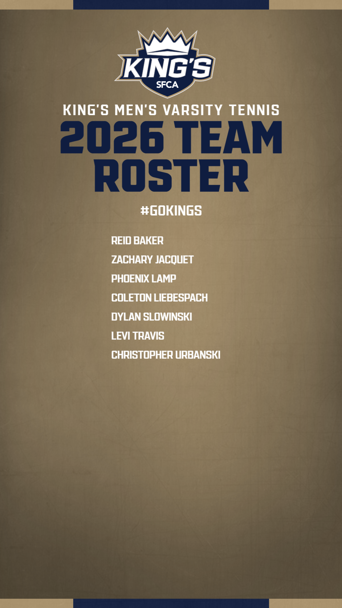 Roster coming soon